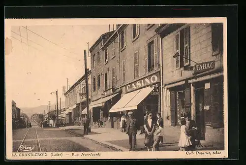 AK La Grand-Croix, Rue Jean-Jaurès