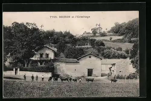 AK Boiron, Vue générale et l`Ermitage