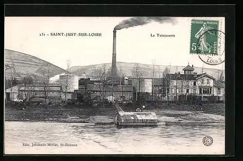 AK Saint-Just-sur-Loire, La Teinturerie