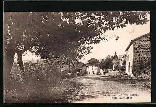 AK La Tuilière, Avenue de La Tuilière, Route Saint-Just