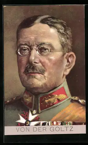 AK General von der Goltz, Porträt in Uniform