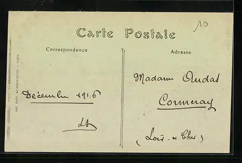 AK Onzain, Vue prise du Clocher