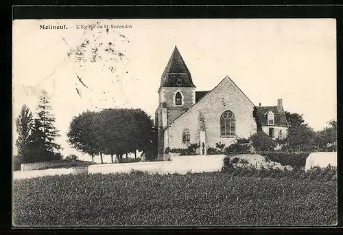 AK Molineuf, L`Eglise de Saint-Secondin
