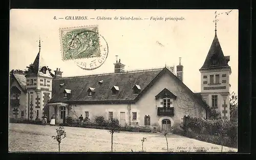 AK Chambon, Chateau de Saint-Louis, Facade principale