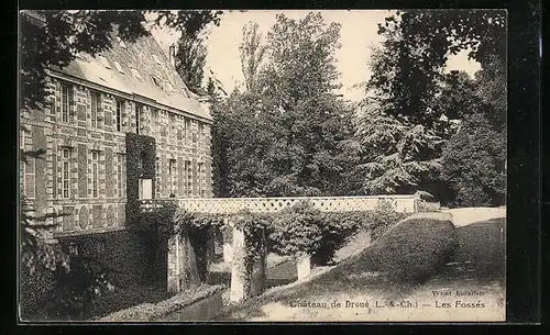 AK Droué, Le Chateau de Droué, Les Fossés