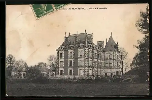 AK Rocheux, Le Chateau, Vue d`Ensemble