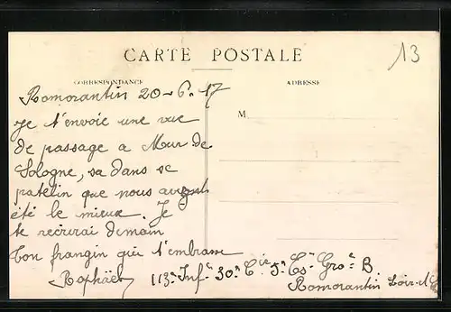 AK Mur-de-Sologne, Route de Chémery