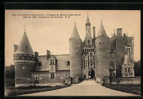 AK Lassay, Chateau du Moulin (coté Nord)