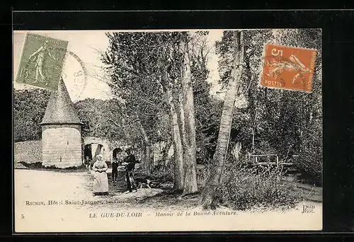 AK Le Gué-du-Loir, Manoir de la Bonne Aventure