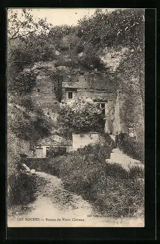 AK Les Roches, Ruines du Vieux Chateau