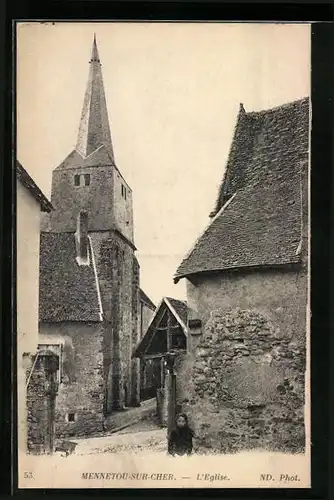 AK Mennetou-sur-Cher, L`Eglise