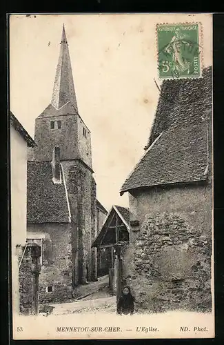 AK Mennetou-sur-Cher, L`Eglise