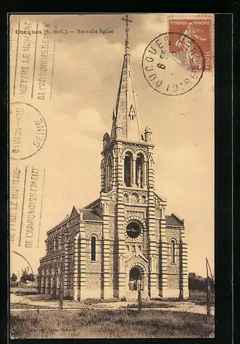 AK Oucques, Nouvelle Eglise