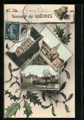 AK Suèvres, Le Chateau, L`Eglise