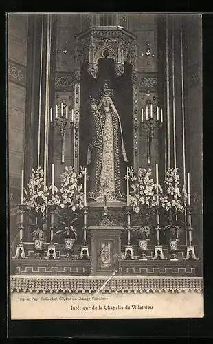 AK Villethiou, Intérieur de la Chapelle de Villethiou