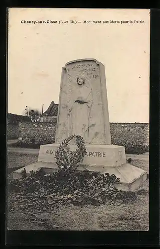 AK Chouzy-sur-Cisse, Monument aux Morts pour la Patrie