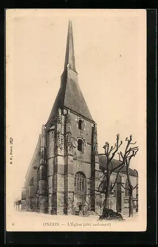 AK Onzain, L`Eglise (coté sud-ouest)