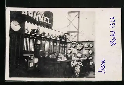 AK Auslagen des Uhren-Geschäftes Böhnel