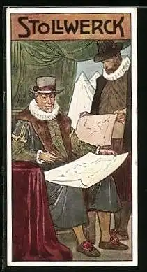 Sammelbild Stollwerck Schokolade, Gruppe 431, No. VI., Wilhelm v. Oranien