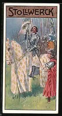 Sammelbild Stollwerck Schokolade, Gruppe 423, No. IV., Heinrich V.