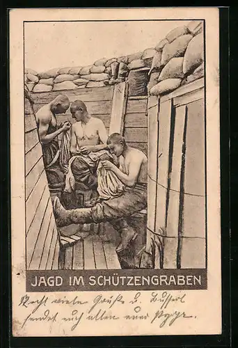 AK Läuse-Jagd im Schützengraben