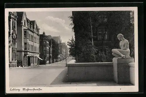 AK Coburg, Blick in die Mohrenstrasse