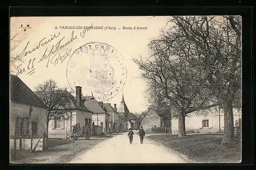 AK Farges-en-Septaine, Route d`Avord