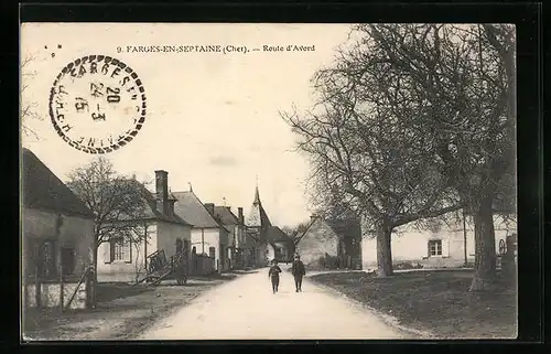 AK Farges-en-Septaine, Route d`Avord