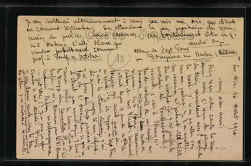 AK Les-Aix-d`Angillon, La Grande Rue