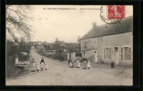 AK Les Aix-d`Angillon, Route d`Henrichemont