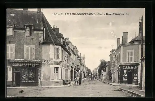AK St-Amand-Montrond, Rue d`Austerlitz