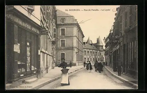 AK Bourges, Rue de Paradies, le Lycee