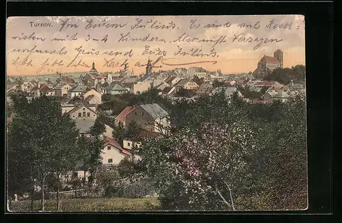 AK Turnau / Turnov, Gesamtansicht