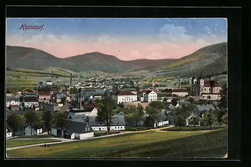 AK Haindorf / Hejnice, Gesamtansicht