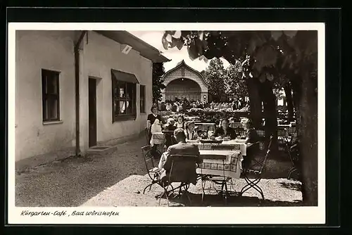 AK Bad Wörishofen, Kurgarten-Café Dillian