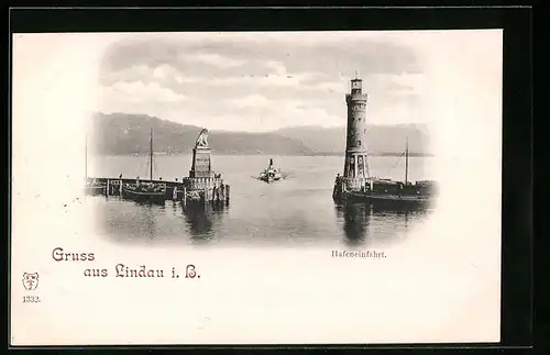 AK Lindau i. B., Hafeneinfahrt