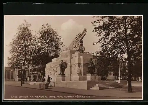 AK London, R.A. Memorial at Hyde Park Corner