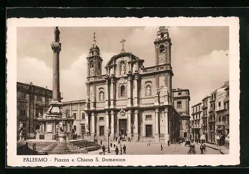 AK Palermo, Piazza e Chiesa S. Domenico
