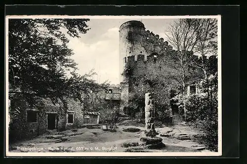 AK Hirschberg, Ruine Kynast, Burghof
