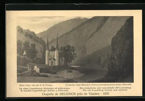 AK Vianden, Chapelle de Neukirch 1935