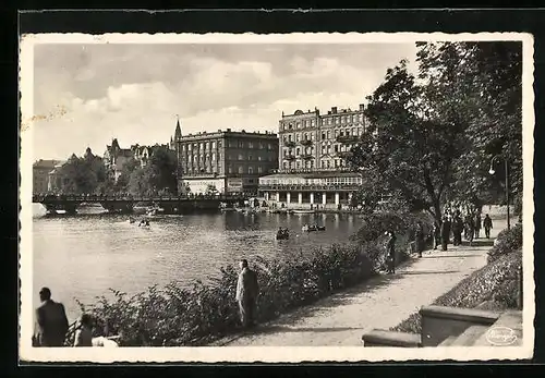 AK Königsberg i. Pr., am Schlossteich