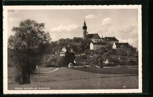 AK Andechs / Ammersee, Blick zum Kloster Andechs