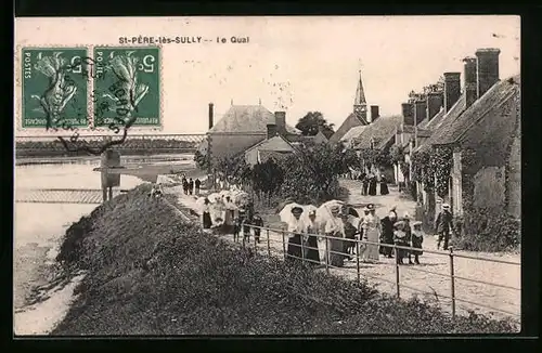 AK St-Père-lès-Sully, le Quai