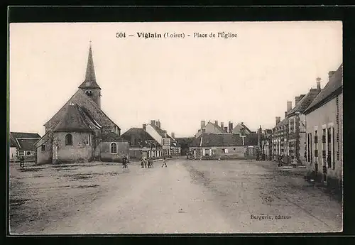AK Viglain, Place de l'Église