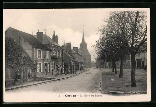 AK Cerdon, la Place du Bourg