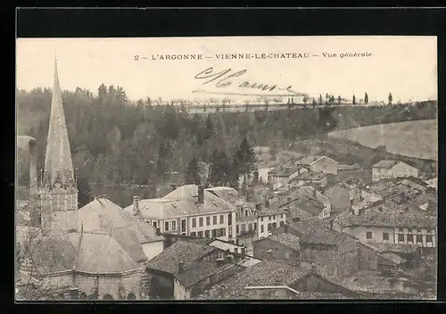 AK Vienne-le-Chateau, Vue générale