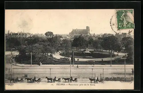 AK Reims, Panorama pris de la Gare