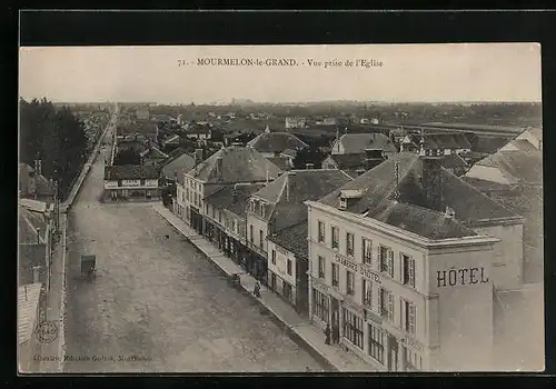 AK Mourmelon-le-Grand, Vue prise de l`Eglise