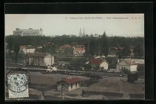 AK Chalons-sur-Marne, Vue Panoramique