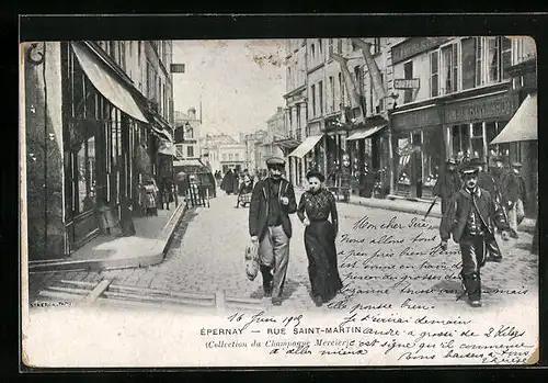 AK Épernay, Rue Saint-Martin